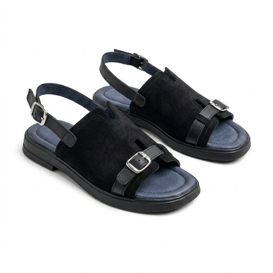 Sandale dama c-0189 negru camocio