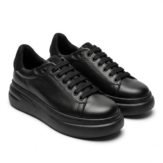 Pantofi dama 590 negru box