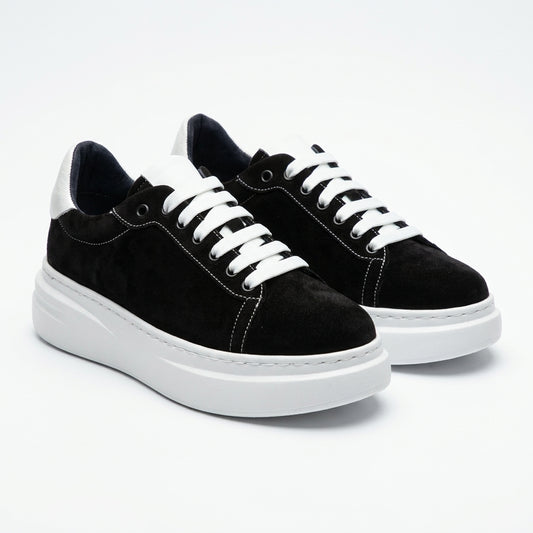 Pantofi dama 590 negru/alb