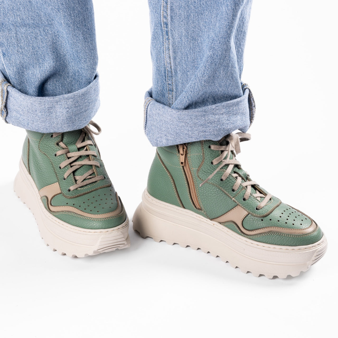 Ghete dama 1024 verde