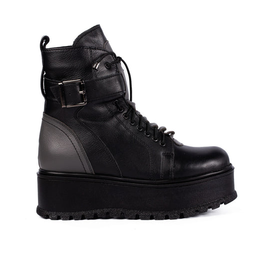 Ghete dama 150 negru gri