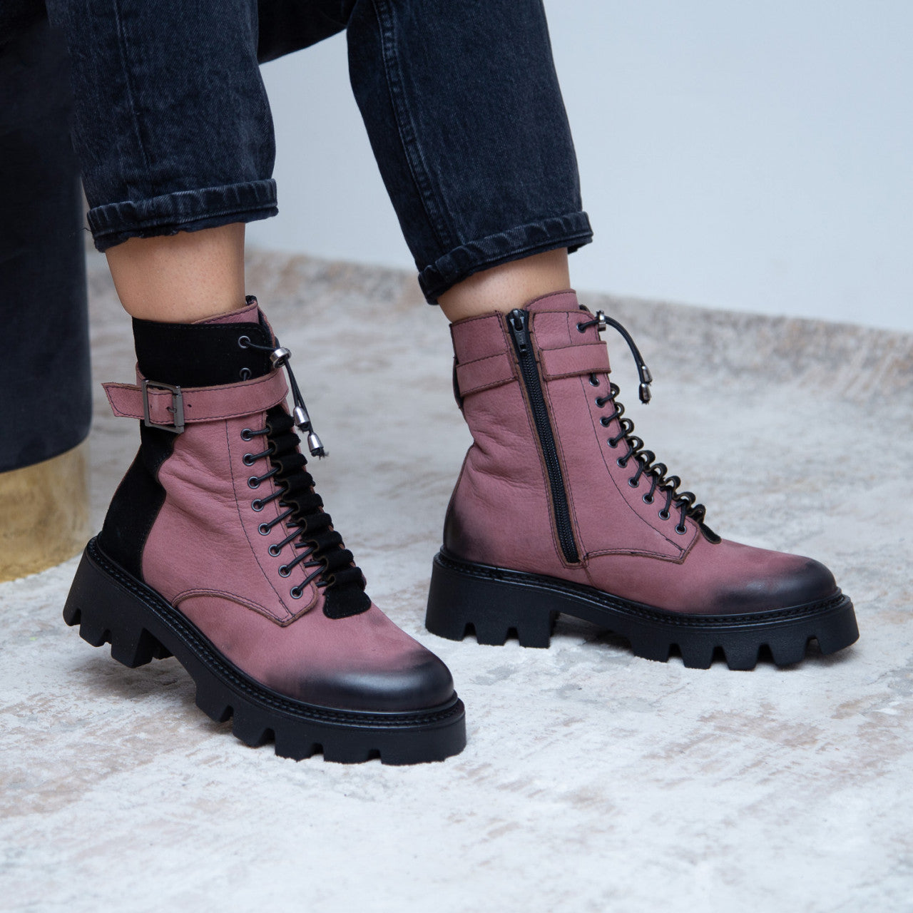 Ghete dama 152 bordo