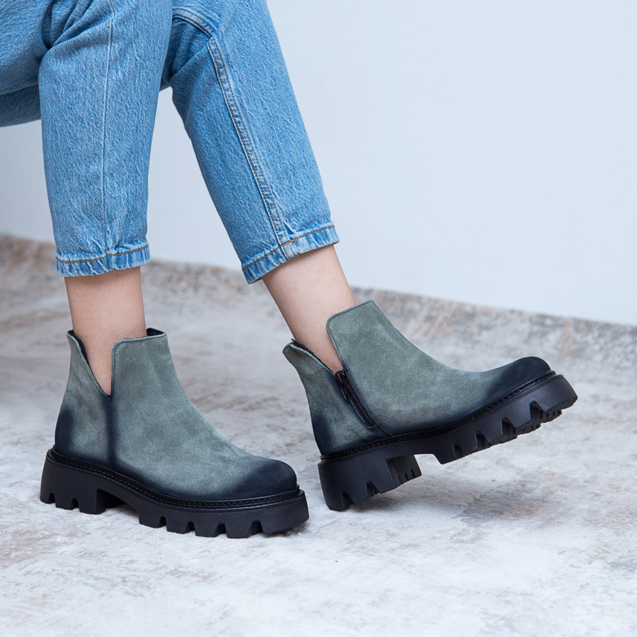 Ghete dama 800 verde