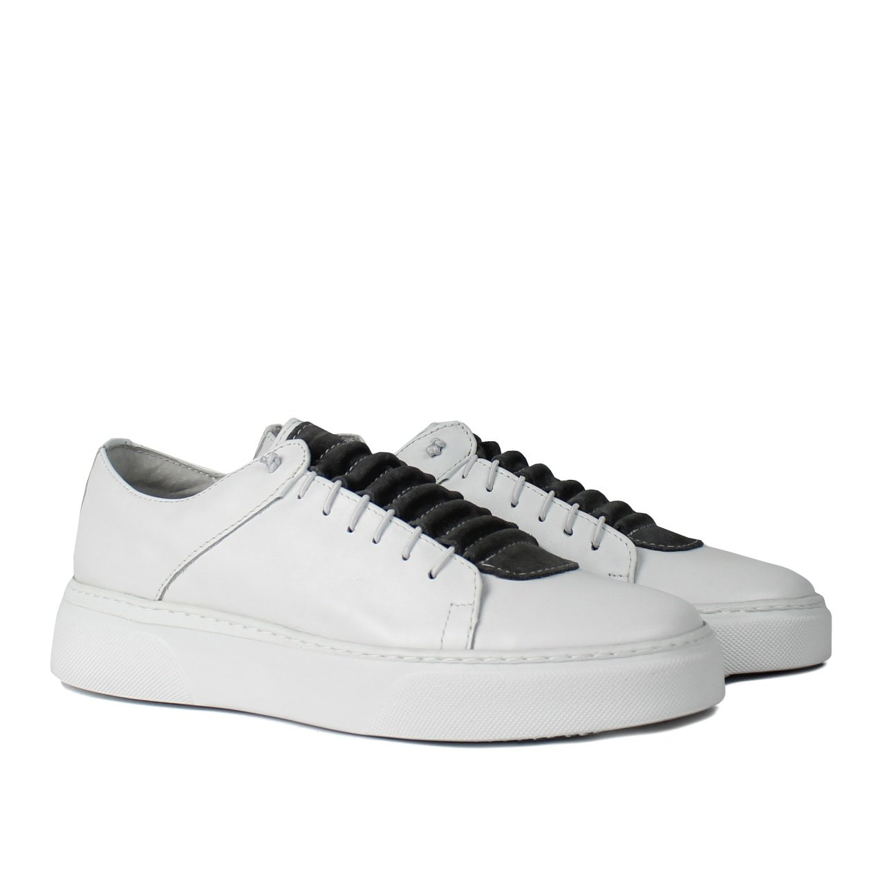 Pantofi casual 740 alb