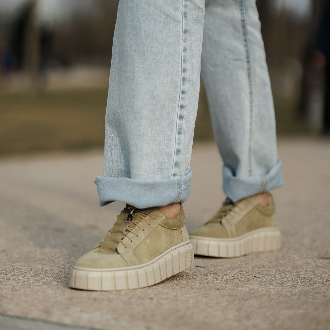 Pantofi casual dama 503 verde