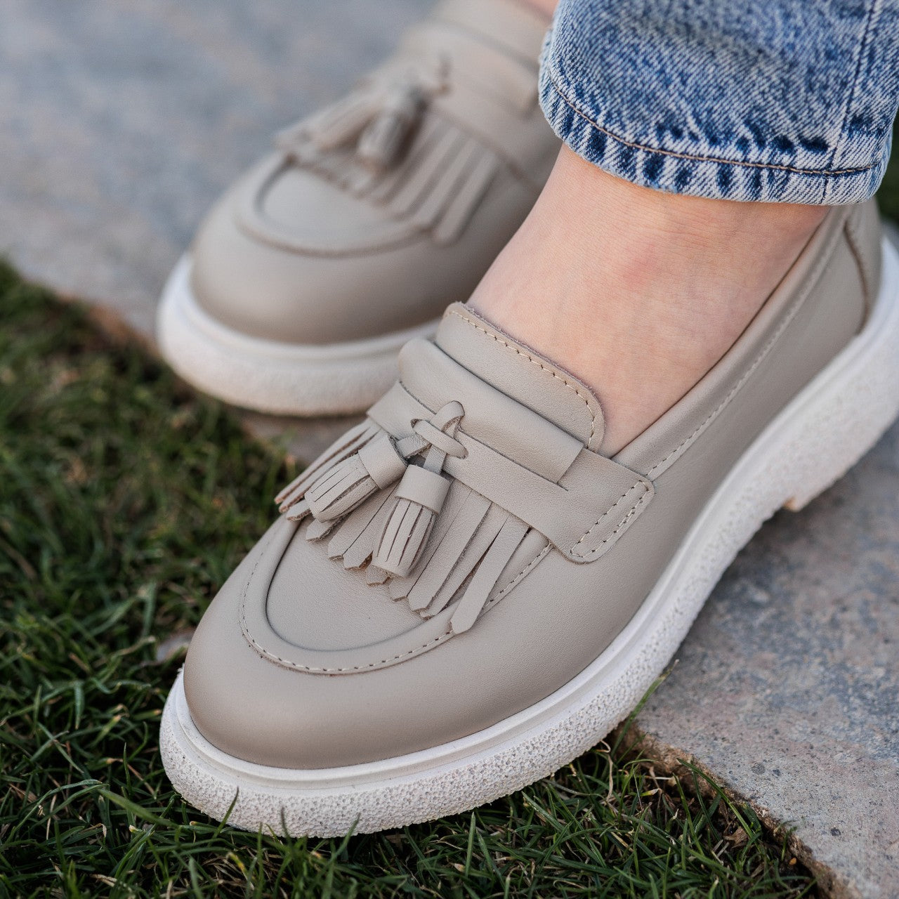 Pantofi casual dama 520 bej