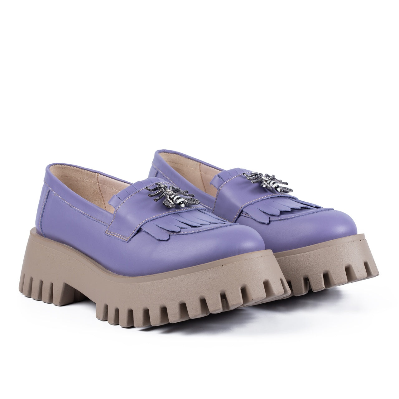 Pantofi casual dama 522 mov