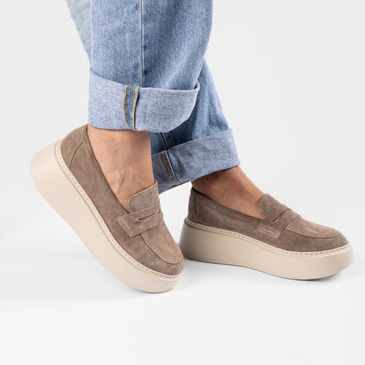 Pantofi casual dama 526 nisip