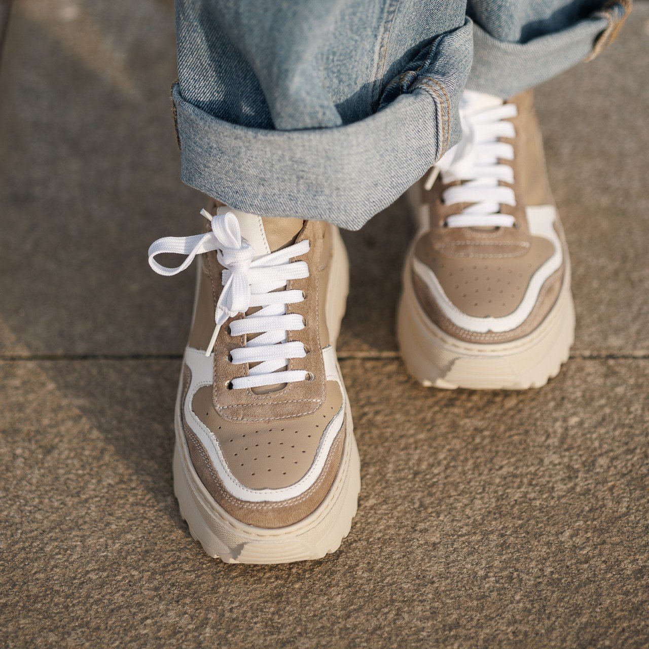 Pantofi casual dama 550 bej