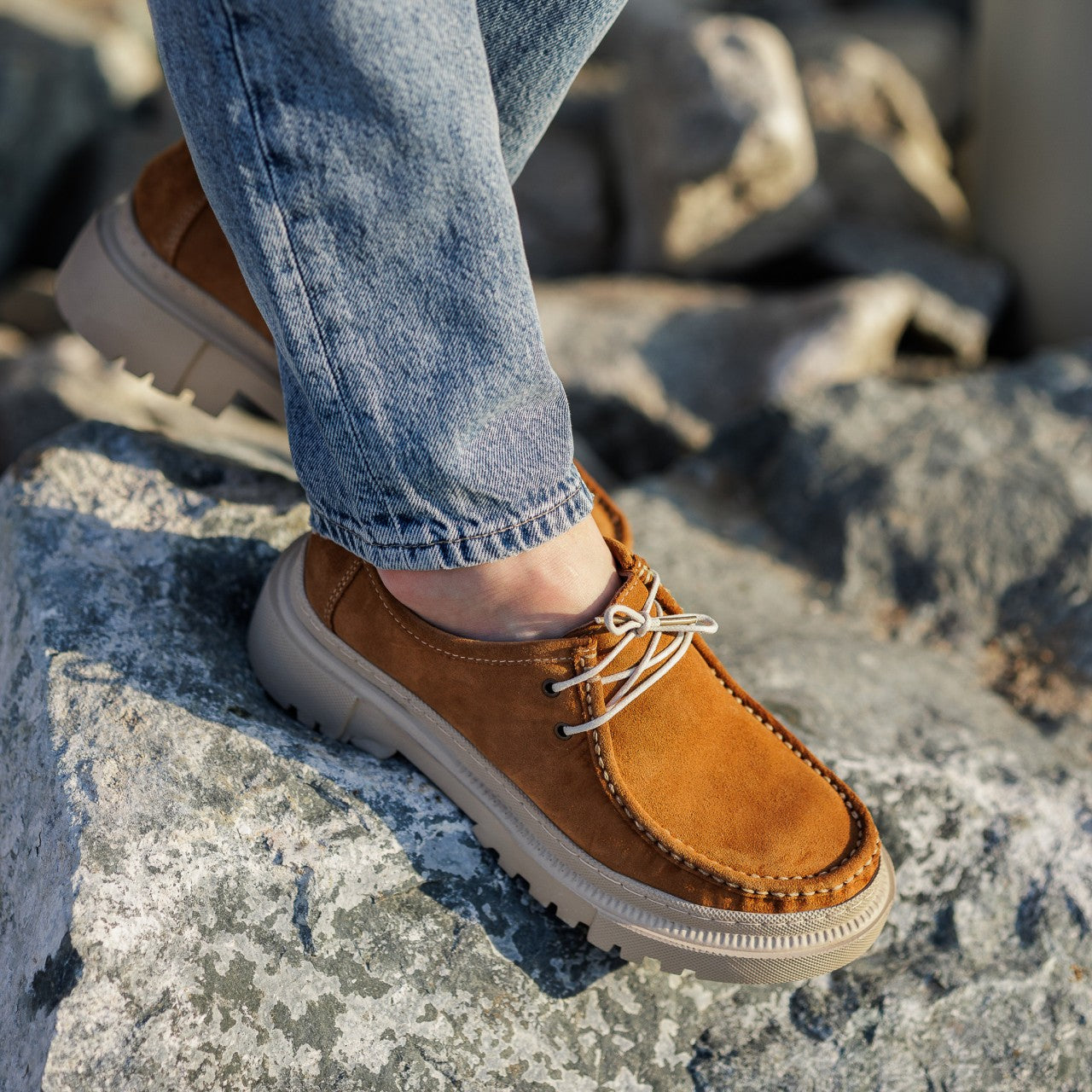 Pantofi casual dama 576 orange