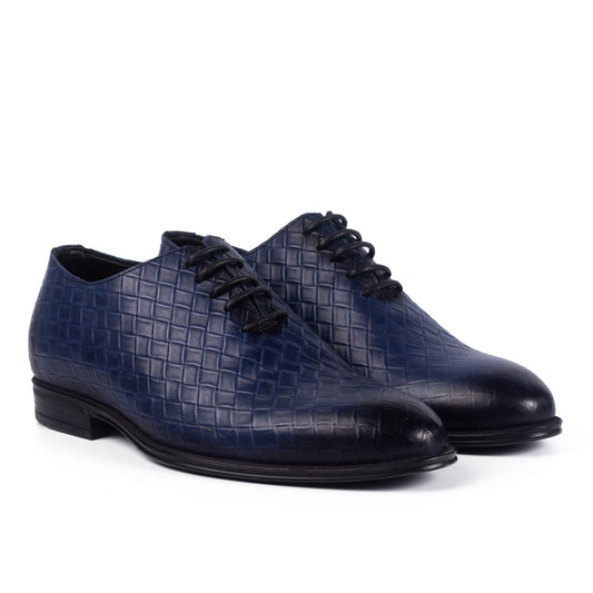 Pantofi eleganti barbati 913m albastru