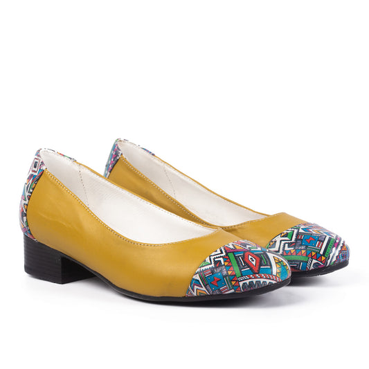 Pantofi eleganti dama 236 mustar