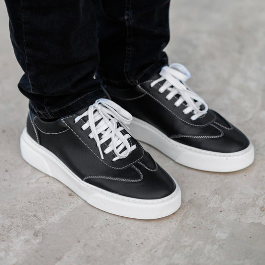 Pantofi sport barbati 756 negru alb