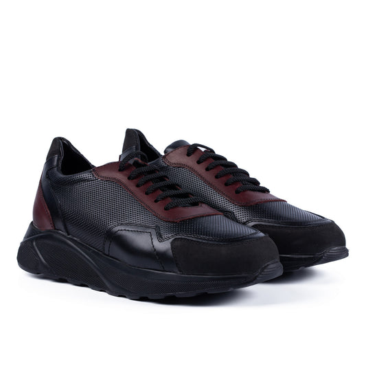 Pantofi sport barbati 760 negru bordo