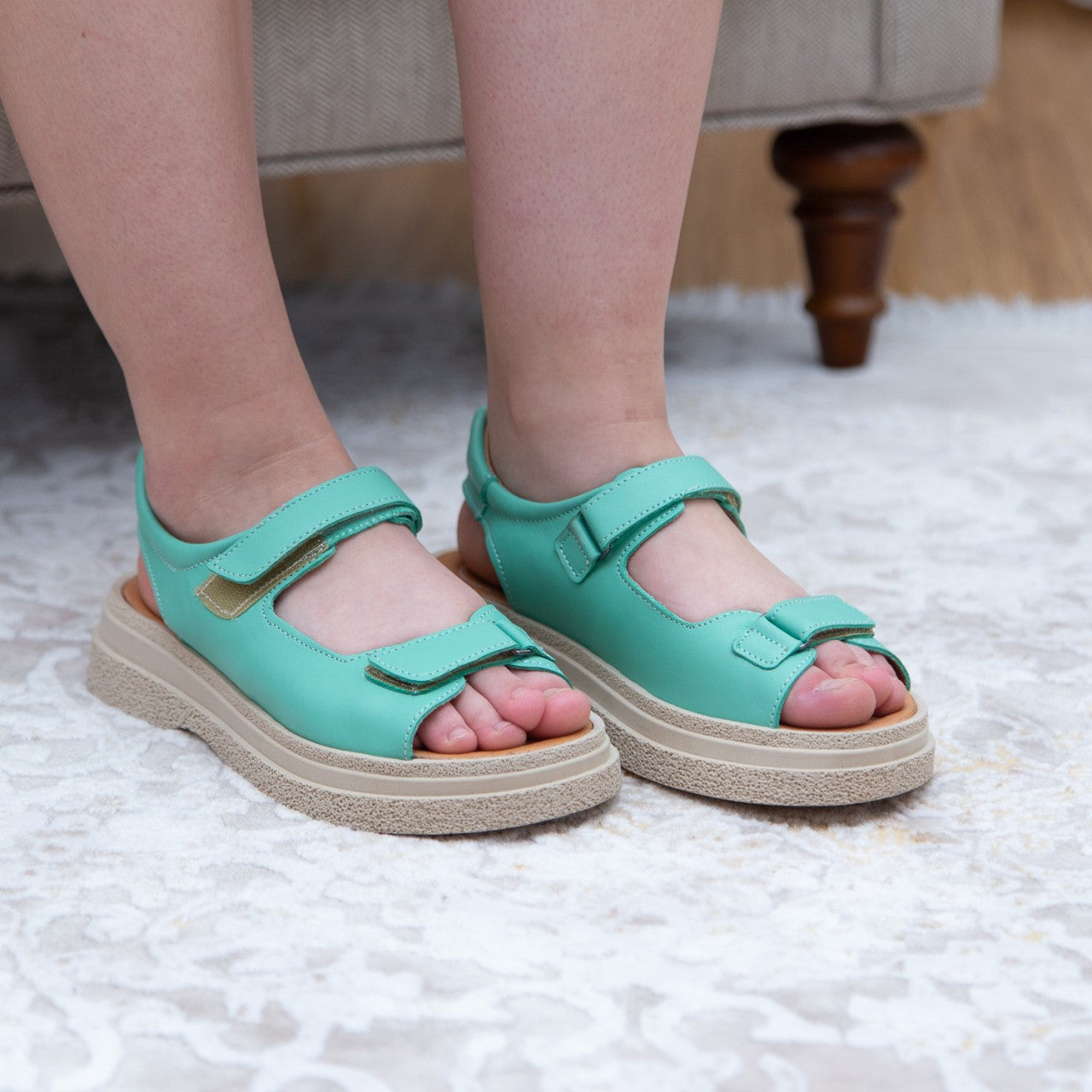 Sandale dama 122 turcoaz