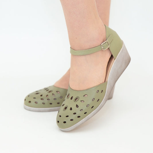 Sandale dama 295 verde