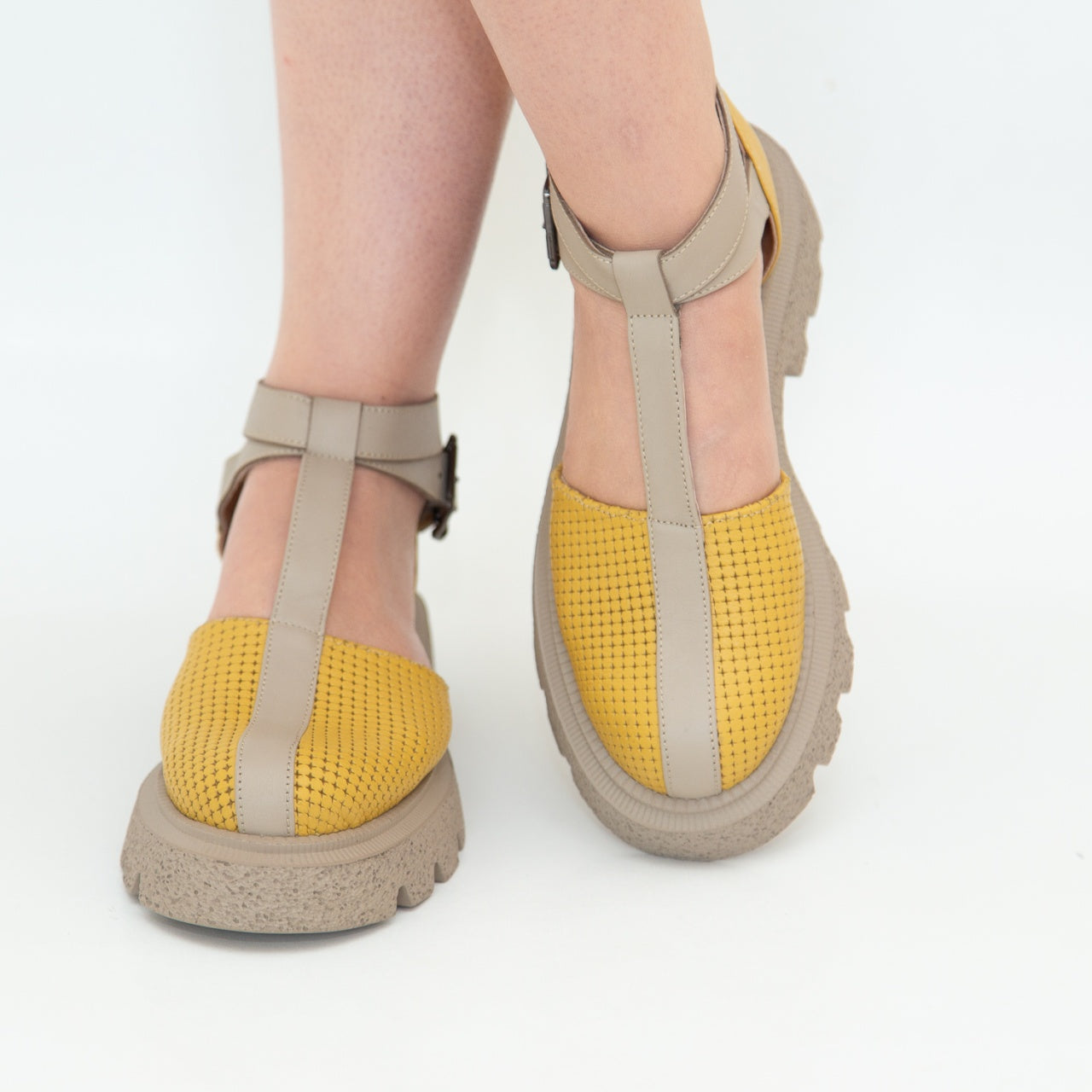 Sandale dama 3370 galben