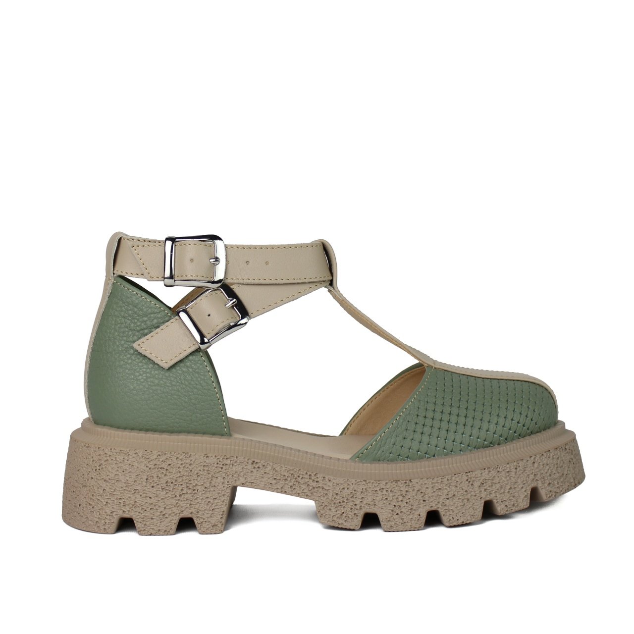 Sandale dama 3370 verde deschis