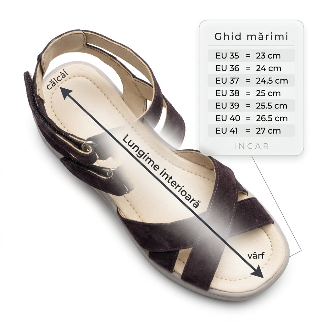 Sandale dama c-0178 dark chocolate