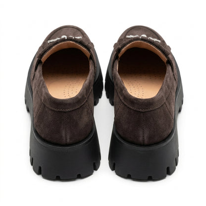 Pantofi dama casual 522 dark chocolate