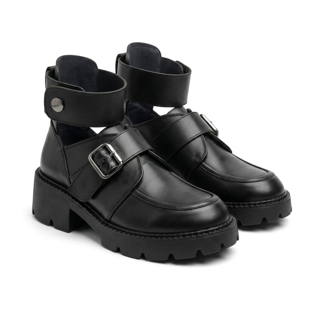 Pantofi dama 400 negru box