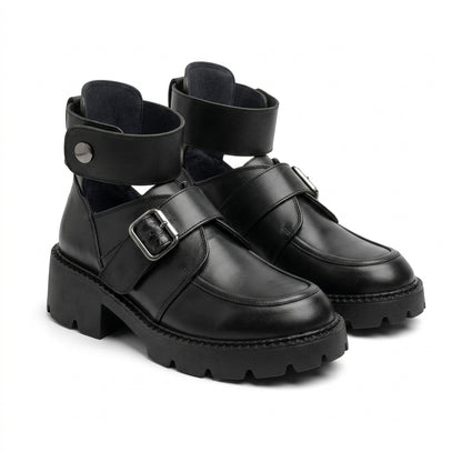 Pantofi dama 400 negru box