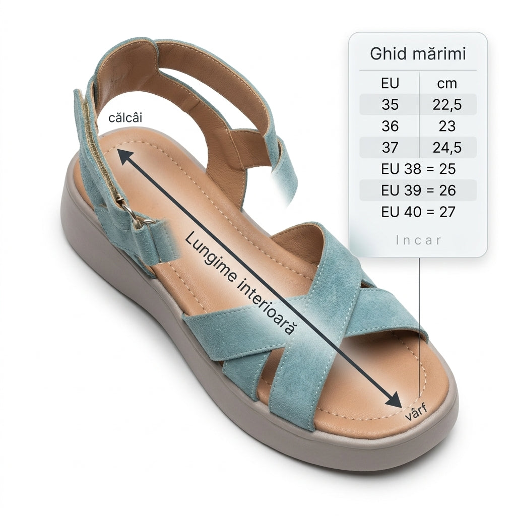Sandale dama c-0178 Verde Menta