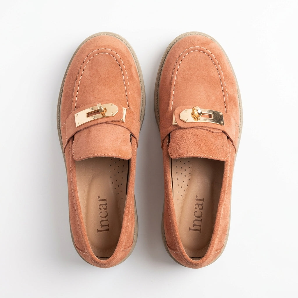 Pantofi dama casual 530 caramiziu