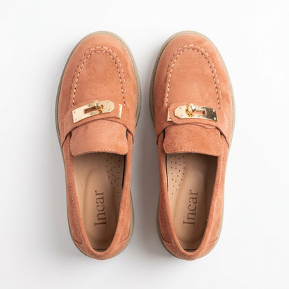 Pantofi dama casual 530 caramiziu