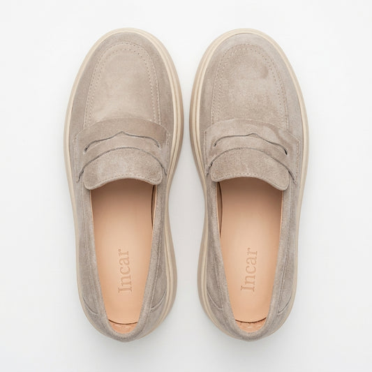 Pantofi casual dama 526 alb natur