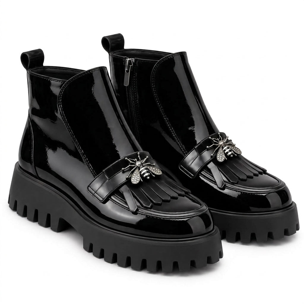 Ghete dama 3365 negru lac