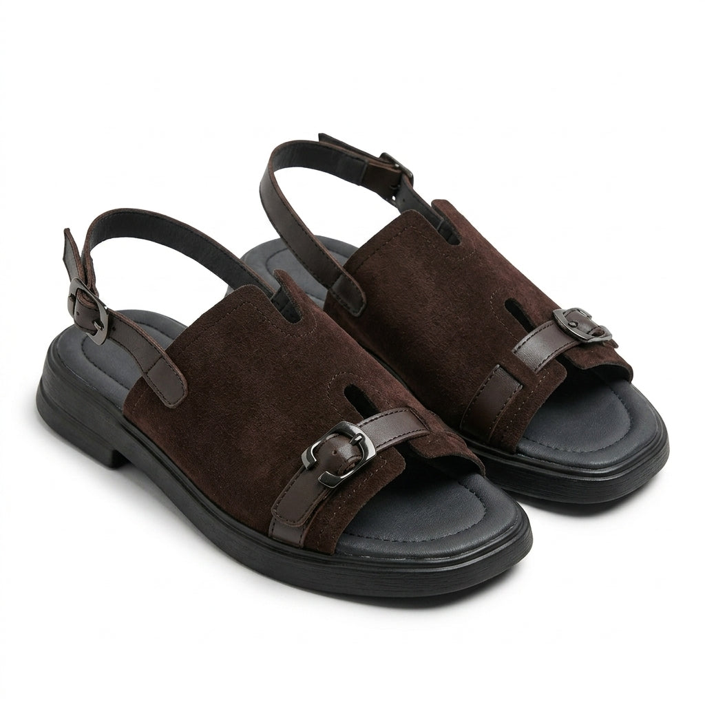 Sandale dama c0189 dark chocolate