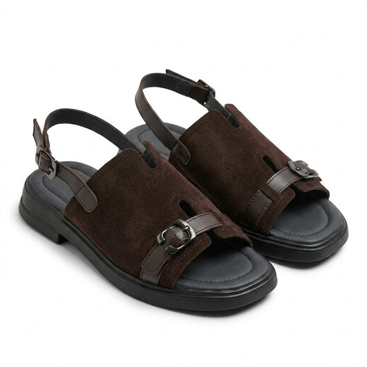 Sandale dama c0189 dark chocolate