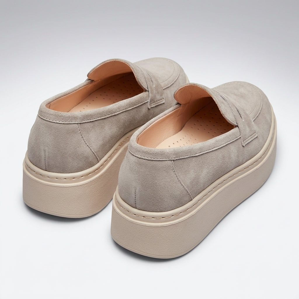 Pantofi casual dama 526 alb natur