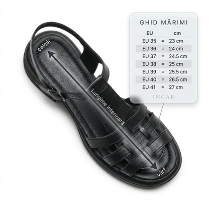 Sanale dama c-0177 negru