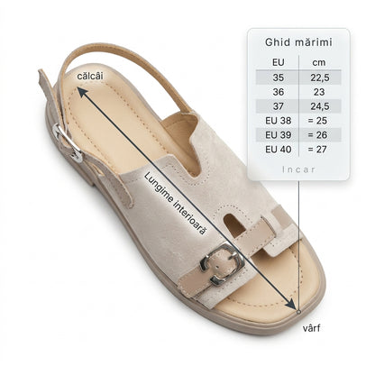 Sandale dama c 0189 alb natur