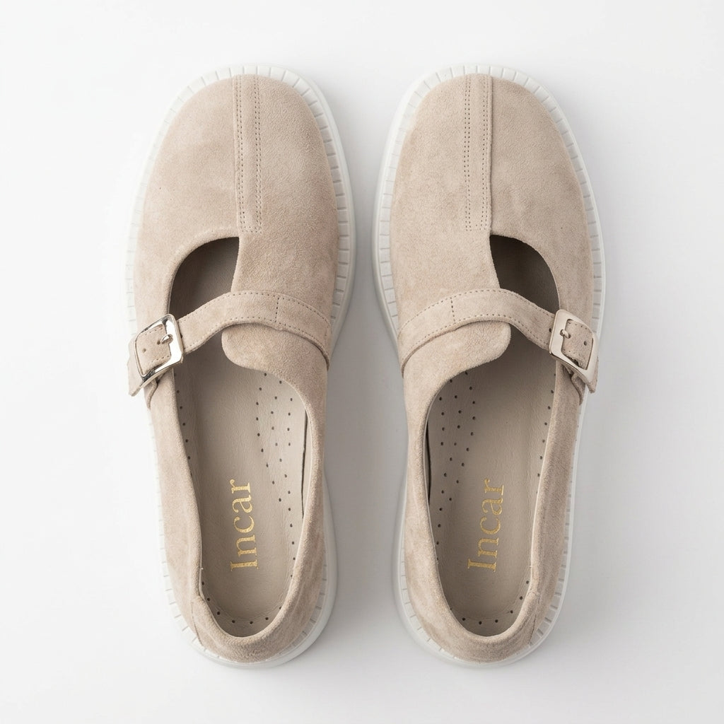 Pantofi dama C-0155 alb natur