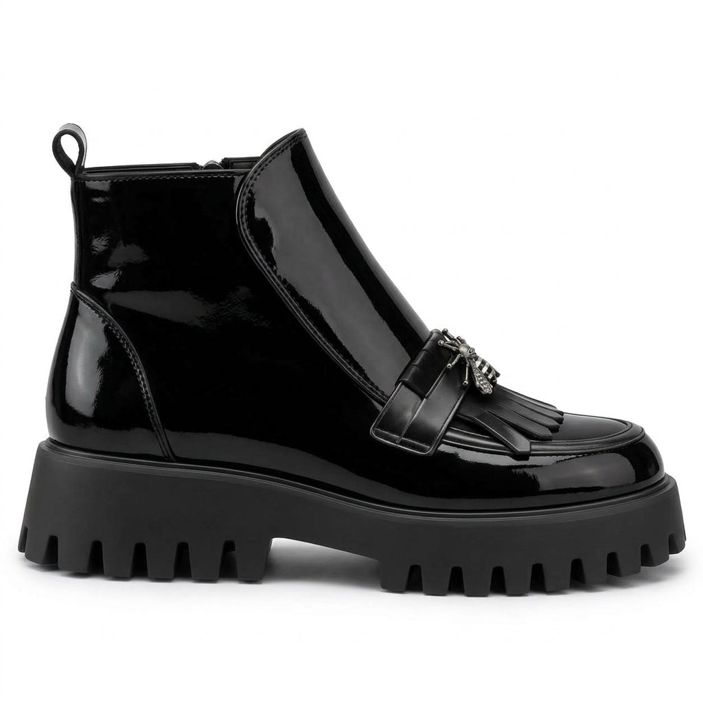 Ghete dama 3365 negru lac