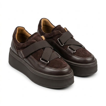 Pantofi casual dama 440 chocolate