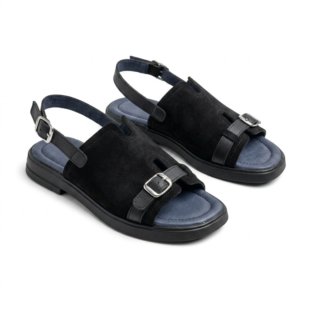 Sandale dama c-0189 negru camocio