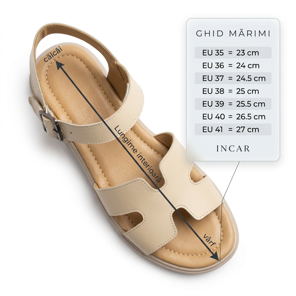 Sandale dama 055 bej