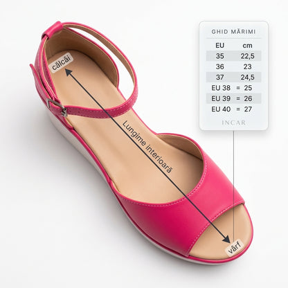 Sandale dama 130 fuxia