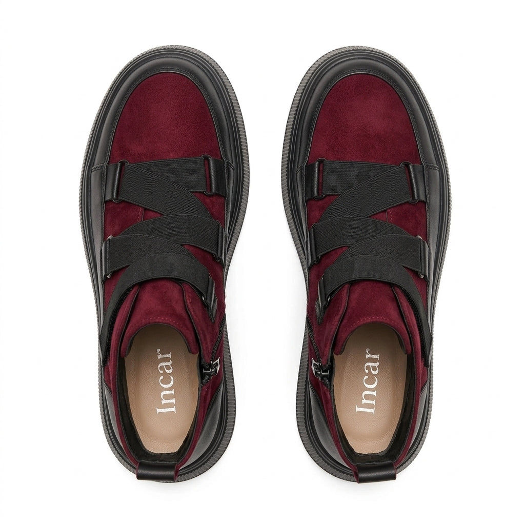 Ghete dama 880 Burgundy