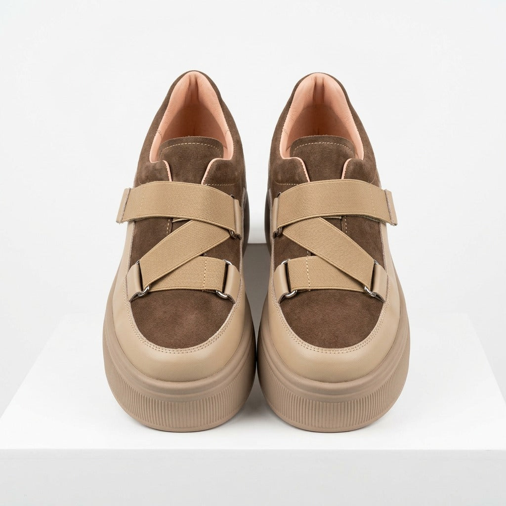 Pantofi casual dama 440 bej
