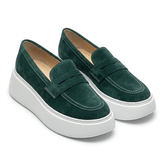 Pantofi casual dama 526 verde