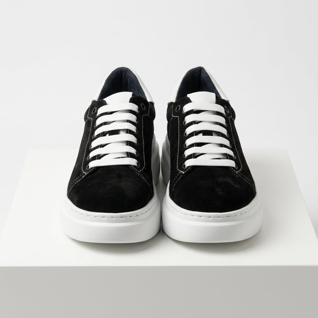 Pantofi dama 590 negru/alb