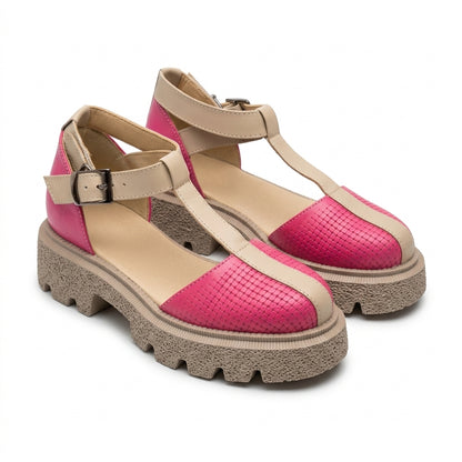 Sandale dama 3370 fuxia