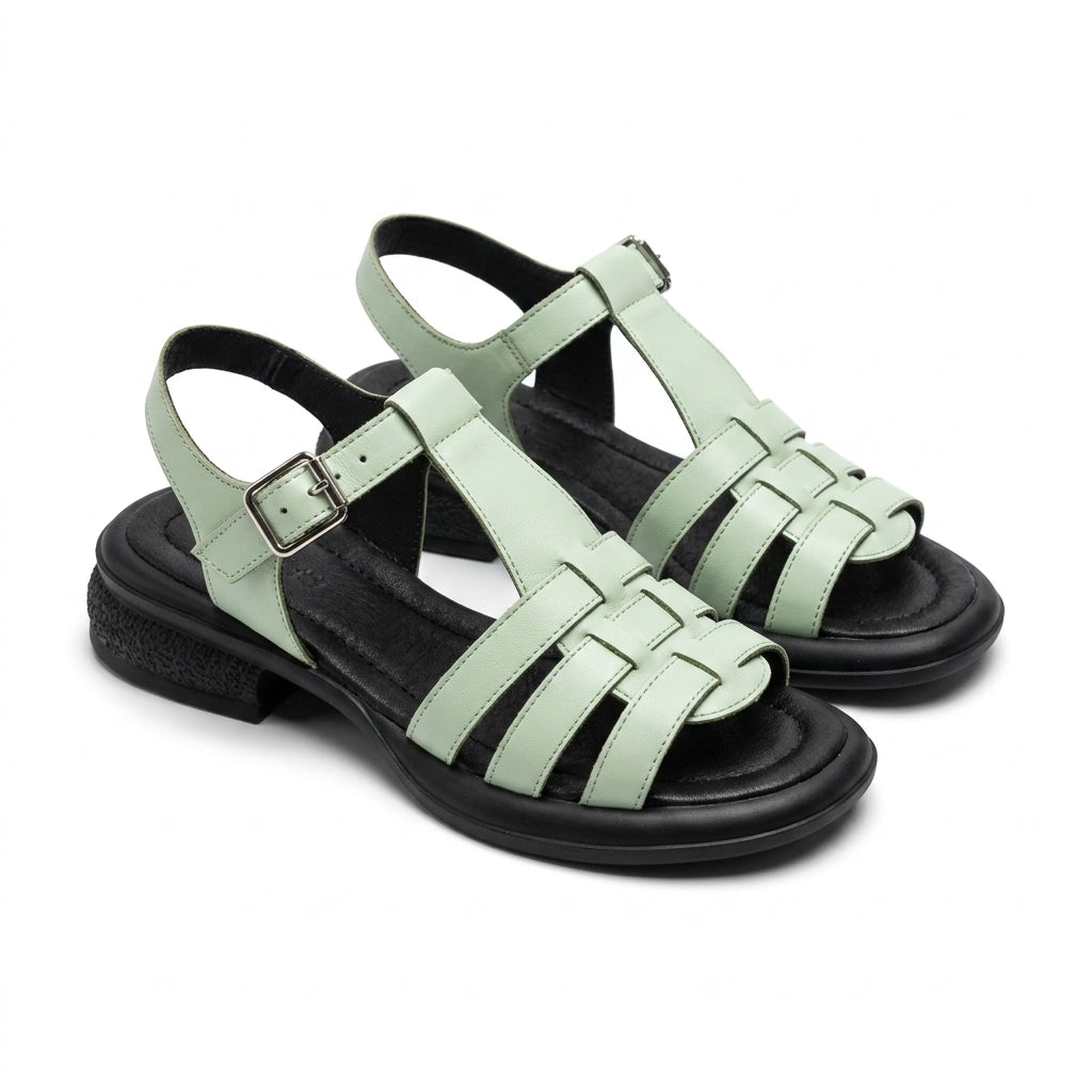 Sandale dama c-0177 verde menta