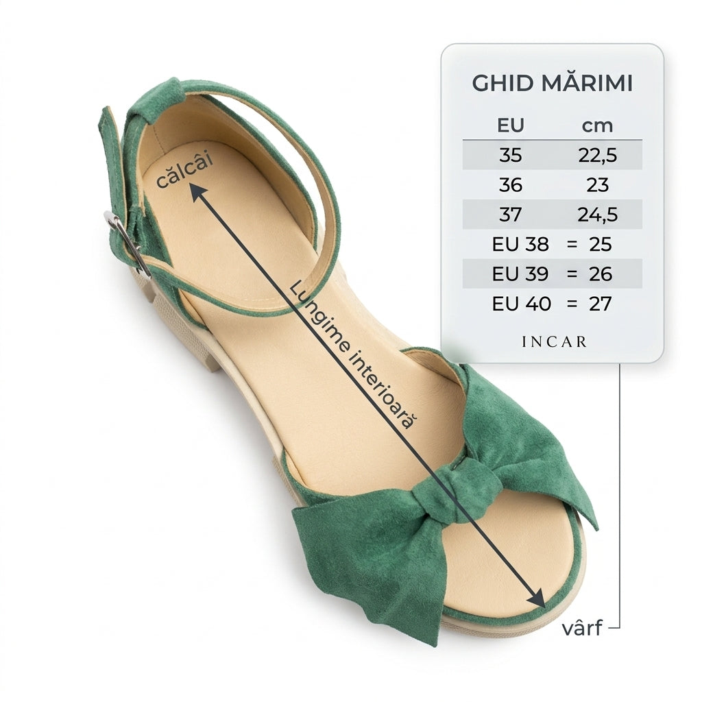 Sandale dama 3375 verde