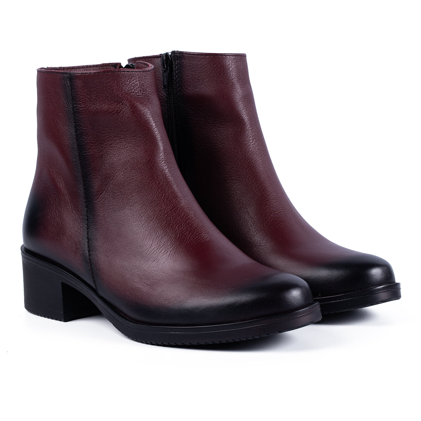 Botine dama 805 bordo